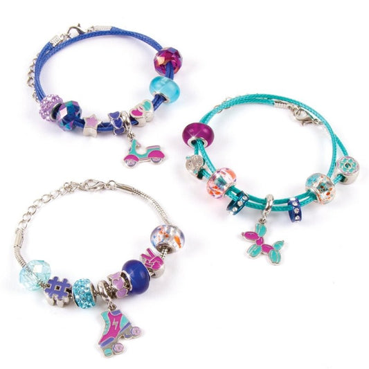 Make It Real Halo Charms Bracelets True Blue