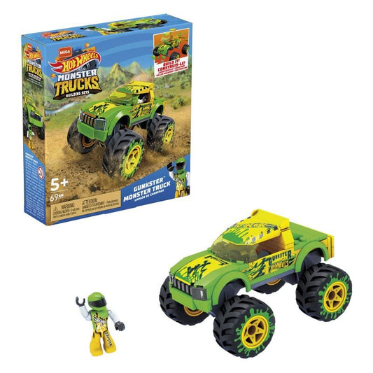 Mega Construx Hot Wheels Gunkster Monster Trucks