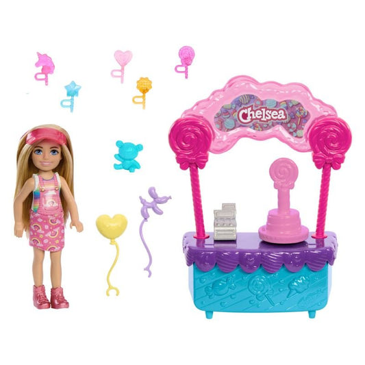 Barbie Chelsea Doll & Lollipop Stand Playset