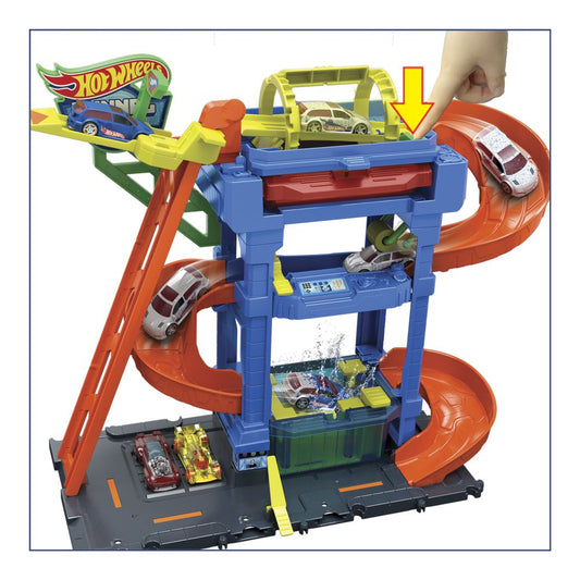 Hot Wheels City Color Shifters Tunnel Twist Car Wash
