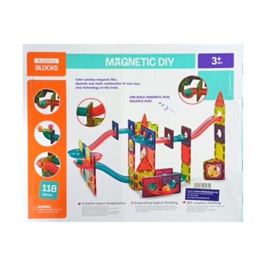 Magnetic Blocks Set 118 Pcs