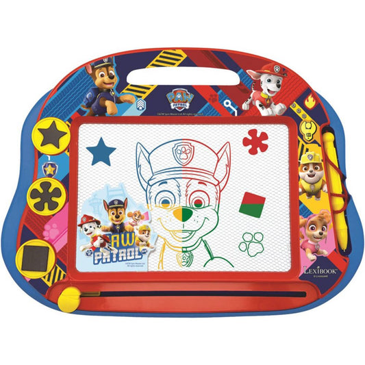 LEXIBOOK - Paw Patrol Magnetic Multicolour Drawing Board with Accessories