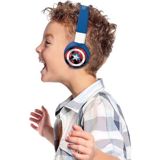 LEXIBOOK - Marvel Avengers 2-in-1 kids Bluetooth & Wired Headphones