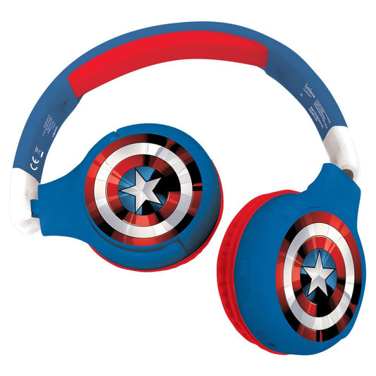 LEXIBOOK - Marvel Avengers 2-in-1 kids Bluetooth & Wired Headphones