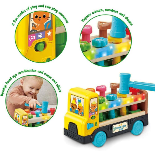 LeapFrog - Interactive Pound & Pop Truck with Lights & Music