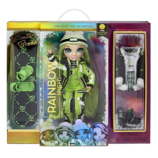 Rainbow High Fashion Winter Break Doll - Jade Hunter Green
