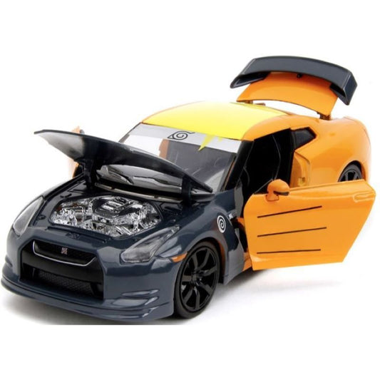 Jada Toys Die Cast Naruto Figure & 2009 Nissan Gt-r (1:24 Scale)