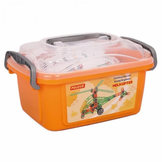 Construction Set Young Engineer - Helicopter (129 Pieces)