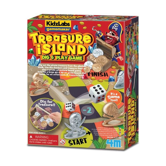 4m Kidzlabs Gamemaker Treasure Island Dig & Play Game