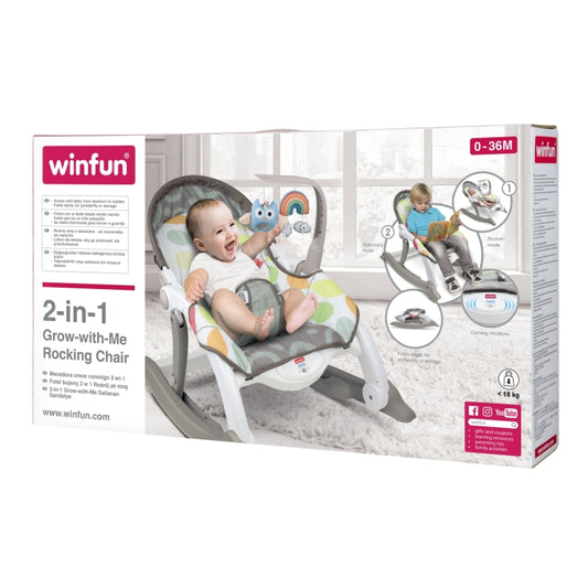 Winfun 2-in-1 Grow-with-MeRocking Chair