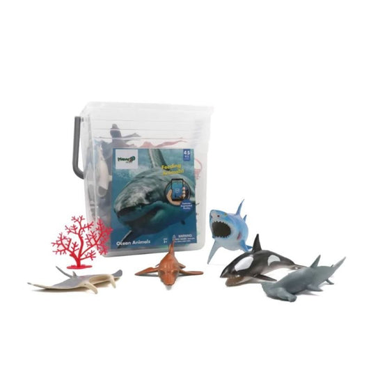 Wenno - 45 Pieces Ocean Animals Playset