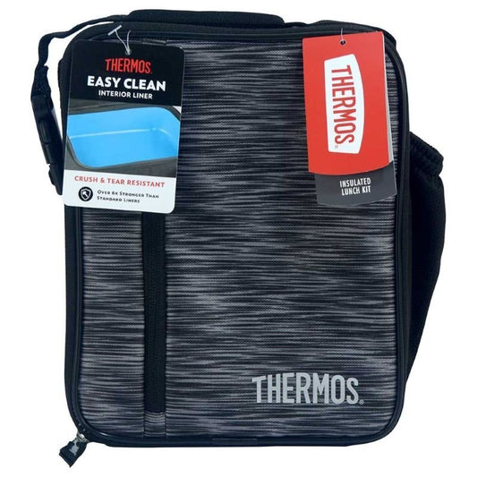 Thermos - Uprights With Ldpe Liner Lunch Bag - Black Grey