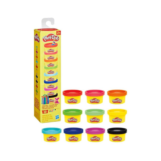 Play-doh Party Pack 10 Mini Cans (Net Weight 10oz/280g)