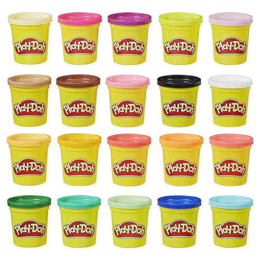 Play-Doh Super Color 20-Pack of 3-Ounce Cans (net weight 60 oz/1680g