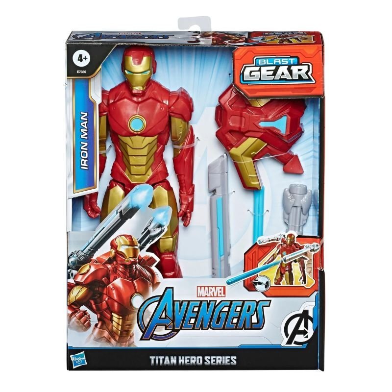 Hasbro Marvel Avengers - Titan Hero Series Action Figure Iron Man Da 30 Cm, Giocattolo Per Bambini