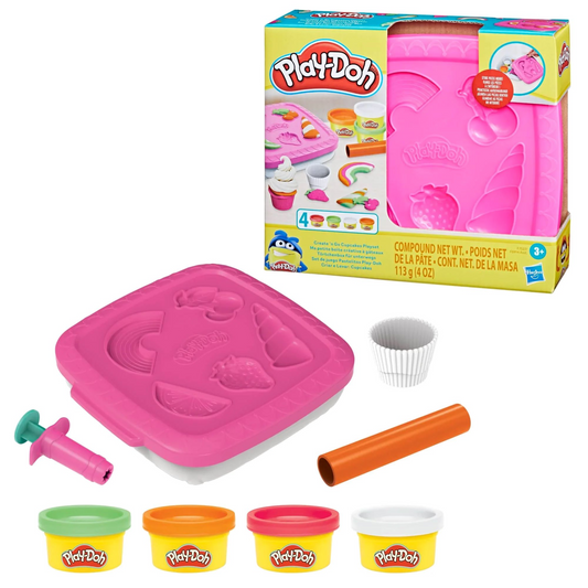 Play-Doh Create ‘n Go Cupcakes Playset with Storage Container (113g)