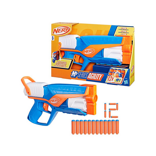 Nerf N Series Agility Blaster - 12 Official Nerf Darts