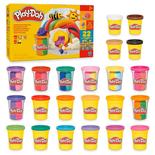 Play-Doh 22 Pack Ultimate Color Variety, Bulk Assorted Colors