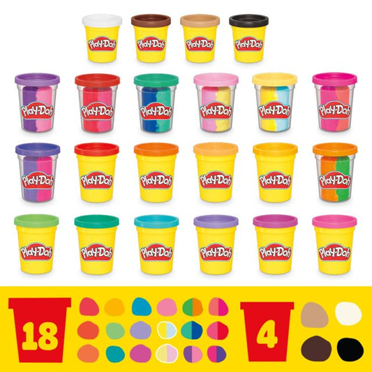 Play-Doh 22 Pack Ultimate Color Variety, Bulk Assorted Colors