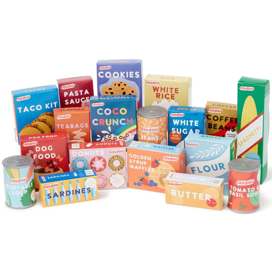 Casdon - Shopping basket with 20 Accessories