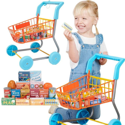 Casdon Shopping Trolley With 16 Accessories