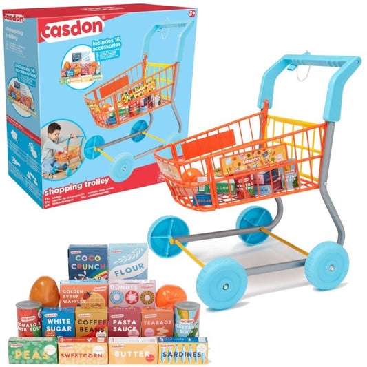 Casdon Shopping Trolley With 16 Accessories