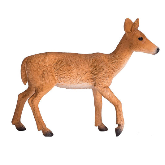 MOJO - Wildlife White Tailed Deer Doe Realistic Hand Painted Figurine