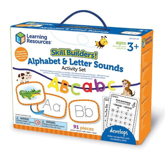 Learning Resources Skill Builders Alphabet & Letter Sounds Activity Set