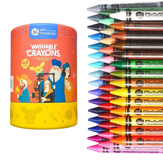 Jarmelo Washable Crayons - 48 Colors
