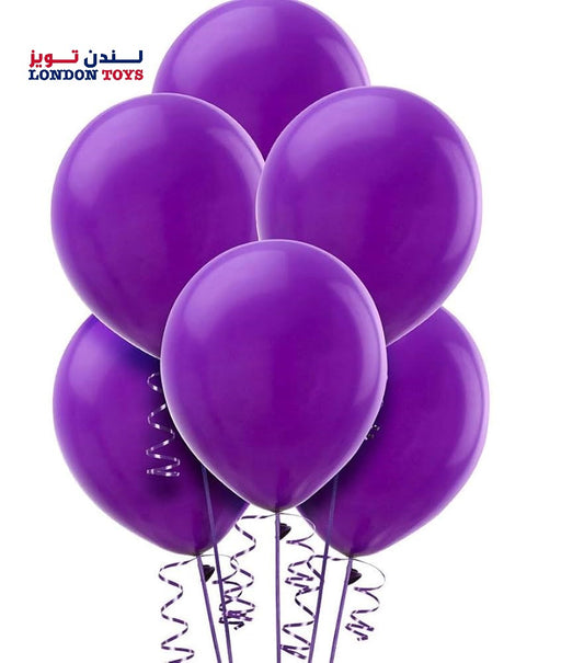 Latex Balloons for Party Pack of 25 Purple Color