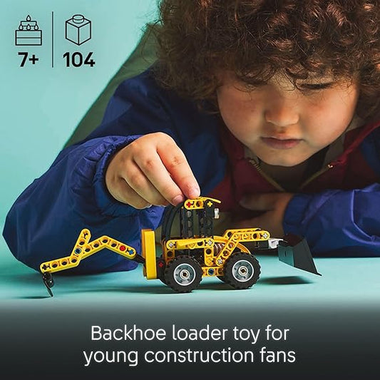 LEGO Technic Backhoe Loader Construction Toy - Building Toy Set for Boys and Girls, Ages 7+