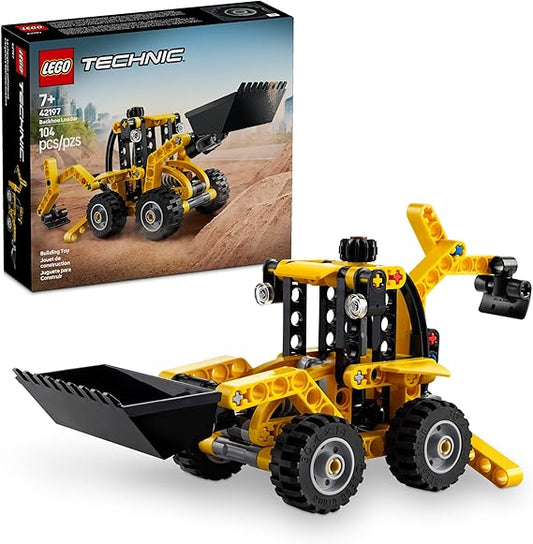 LEGO Technic Backhoe Loader Construction Toy - Building Toy Set for Boys and Girls, Ages 7+