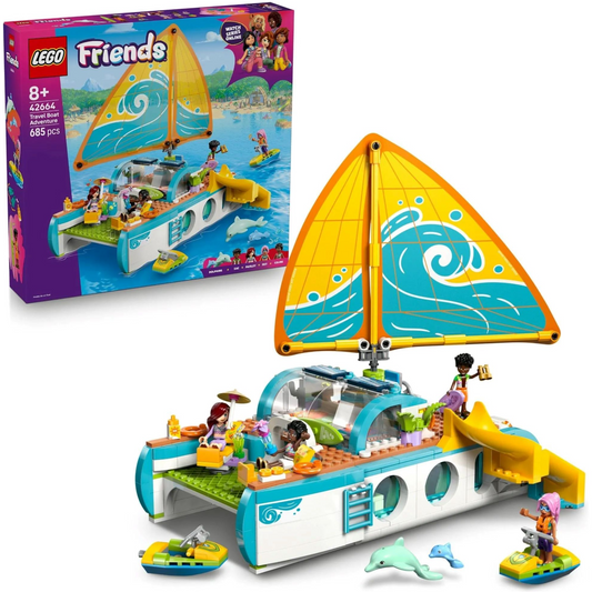 LEGO Friends 42664 Travel Boat Adventure (685 Pieces)
