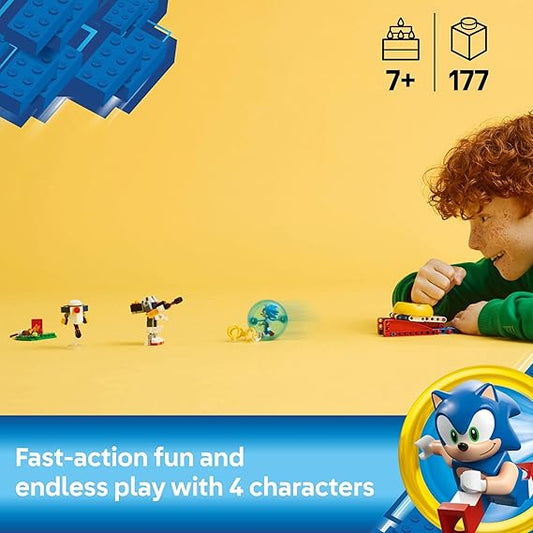 LEGO Sonic The Hedgehog Campfire Clash Building Set 77001, Collectible Gaming Toy for Kids Age 7+