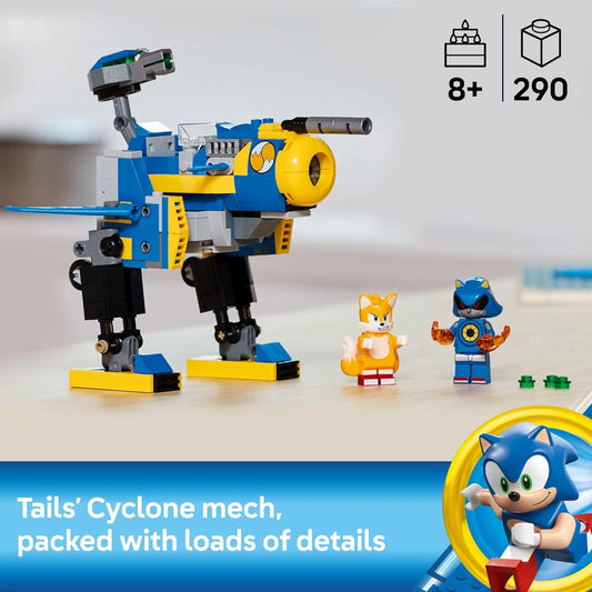 LEGO Sonic The Hedgehog Cyclone vs. Metal Sonic - Building Toy for Kids, Boys and Girls, Ages 8+