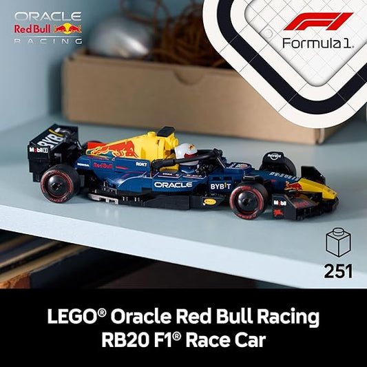 LEGO Speed Champions Oracle Red Bull Racing RB20 F1 Race Car Model Kits - Building Set for Adults, Ages 18+