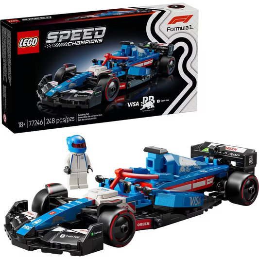 LEGO Speed Champions visa cash app rb vcarb 01 f1 race car 77246