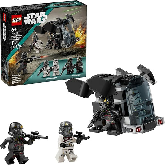 Lego Star Wars Death Trooper & Night Trooper Battle Pack Kids Toy - Building Set For Pretend Play - Ahsoka Series Model Kit For Boys And Girls, Ages 6+