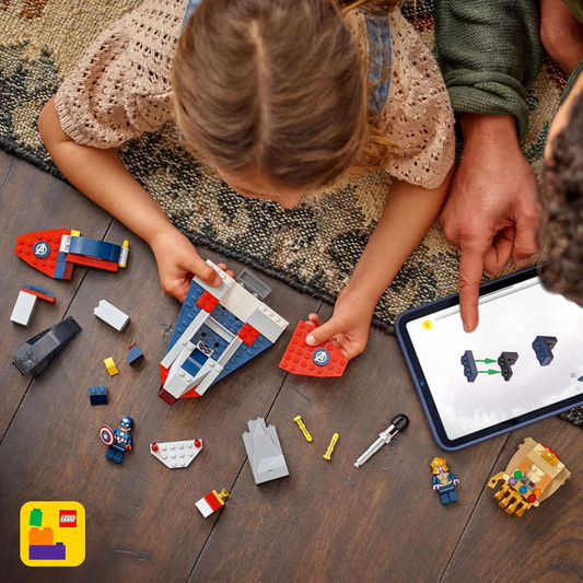 LEGO Marvel 76319 Captain America vs. Thanos (107 Pieces)