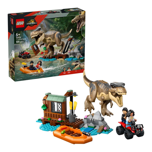 LEGO Jurassic World 76975 T. rex River Escape (199 Pieces)