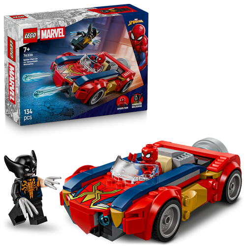 LEGO 76336 Spider-Man Car VS Venomized Wolverine
