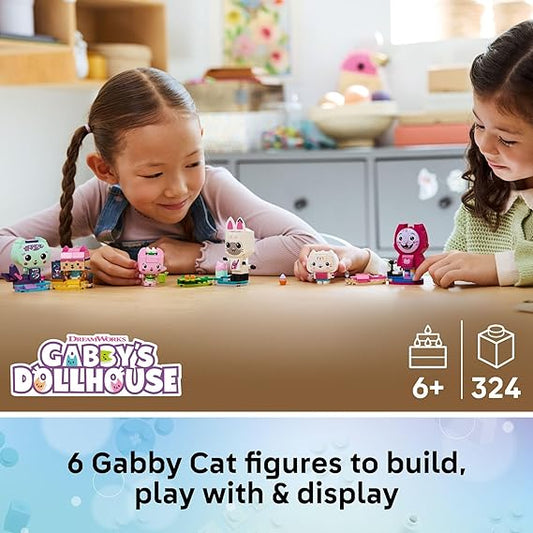 Lego Gabby's Dollhouse Brick-built Cat Friends Building Set 11215 With 6 Animal Figures For Kids Age 6+