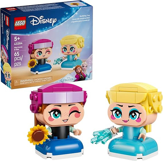 LEGO Disney Frozen Mini Anna & Elsa Toys - Building Set for Girls & Boys, Ages 5+