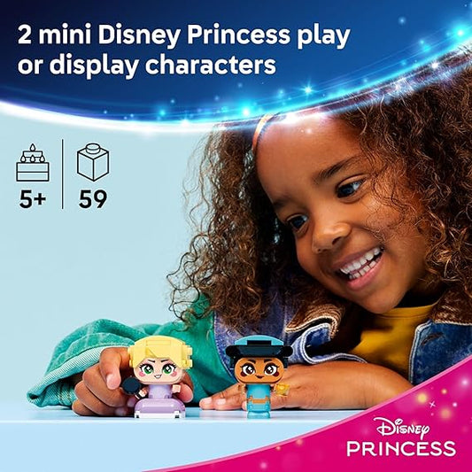 Lego Disney Princess Mini Jasmine & Rapunzel Building Toy 43303 for Kids Age 5+