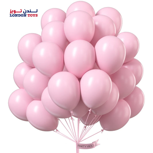 Latex Balloons for Party Pack of 25 light Pink Color