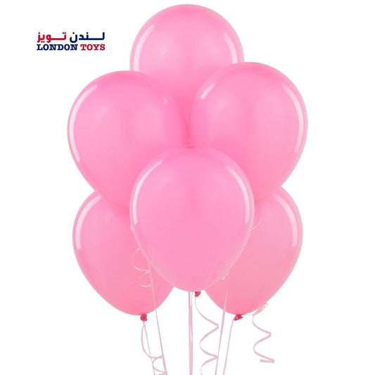 Latex Balloons for Party Pack of 25 Pink Color