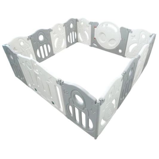 Foldable Playpen - 12 Simple Panel, 1 Game Panel, 1 Door