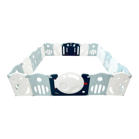 Foldable Playpen - 18 Simple Panel, 1 Game Panel, 1 Door