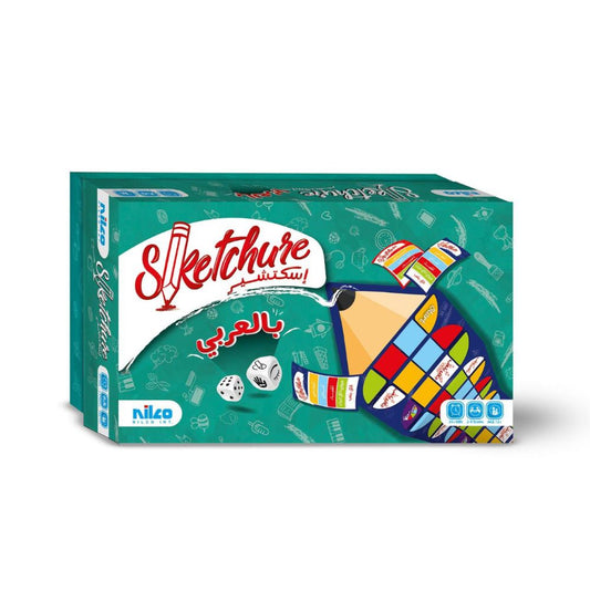 Nilco Sketchure Board Game - Arabic