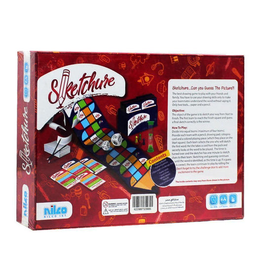 Nilco Sketchure Board Game - English